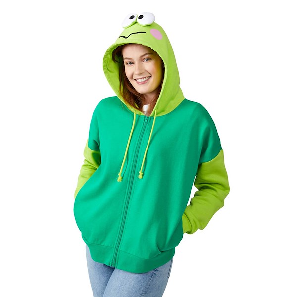 Hello Kitty® Keroppi Cosplay Hoodie - Green