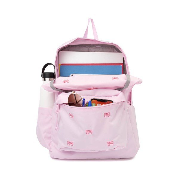 alternate view JanSport Superbreak® Plus Backpack - Pink BowsALT1