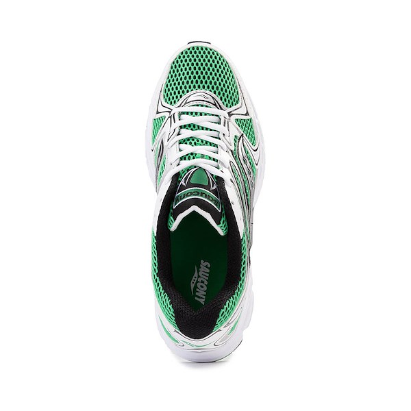 alternate view Saucony Ride Millennium Athletic Shoe - White / FernALT2