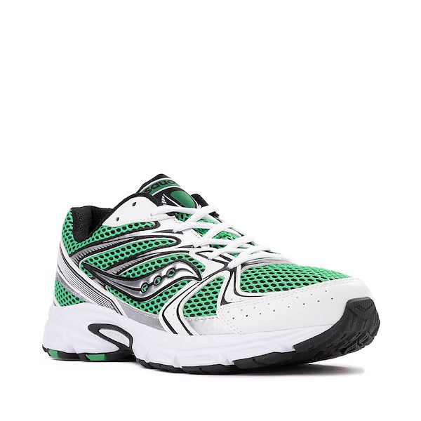 alternate view Saucony Ride Millennium Athletic Shoe - White / FernALT5