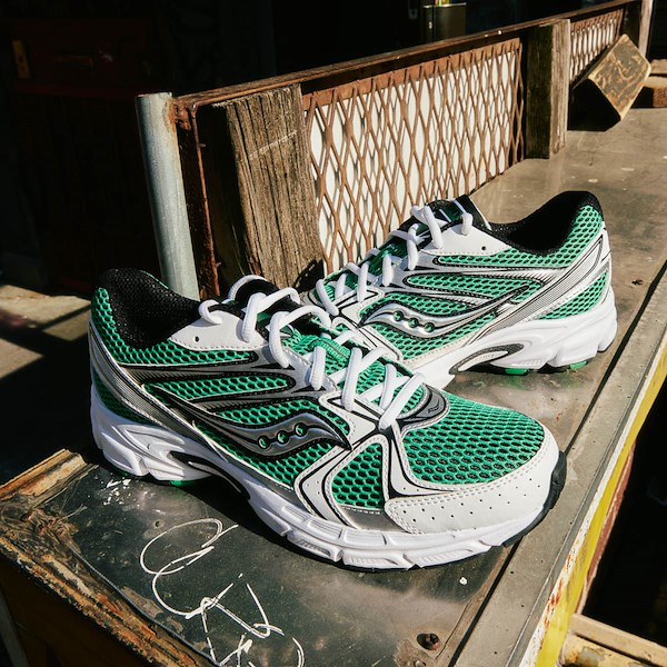 alternate view Saucony Ride Millennium Athletic Shoe - White / FernHERO