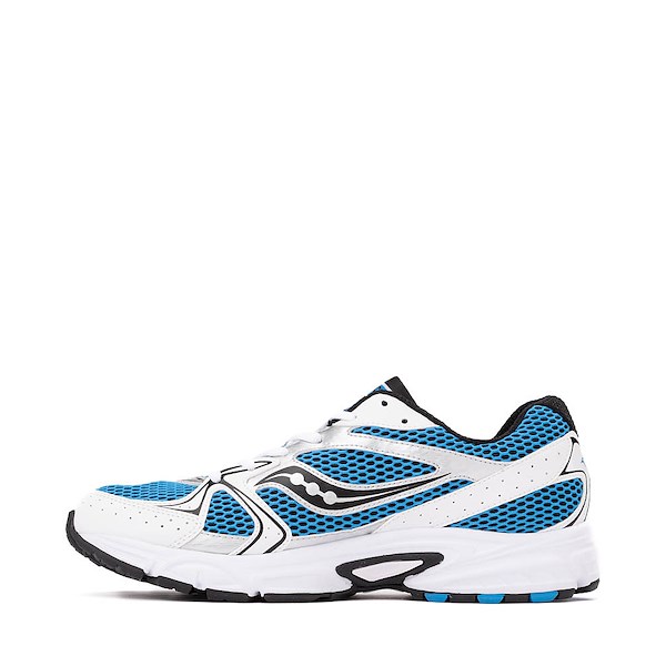 alternate view Saucony Ride Millennium Athletic Shoe - White / Diva BlueALT1