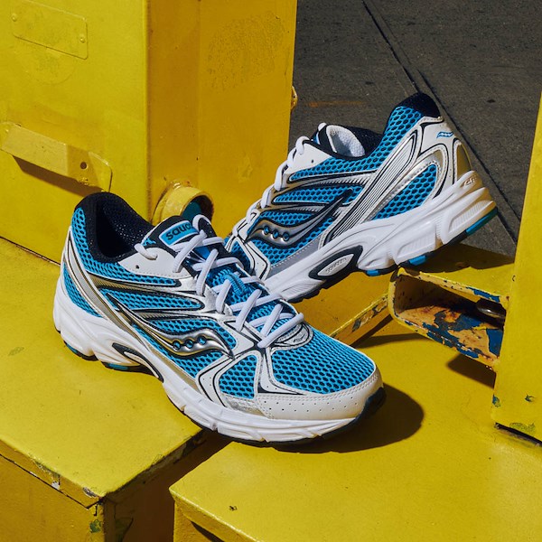 alternate view Saucony Ride Millennium Athletic Shoe - White / Diva BlueHERO