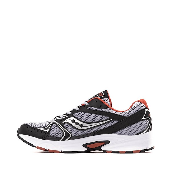 alternate view Saucony Ride Millennium Athletic Shoe - Grey / Black / RedALT1