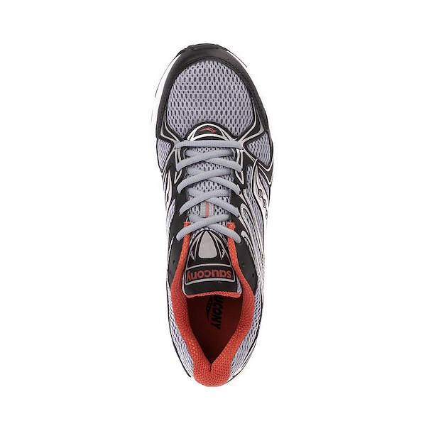 alternate view Saucony Ride Millennium Athletic Shoe - Grey / Black / RedALT2
