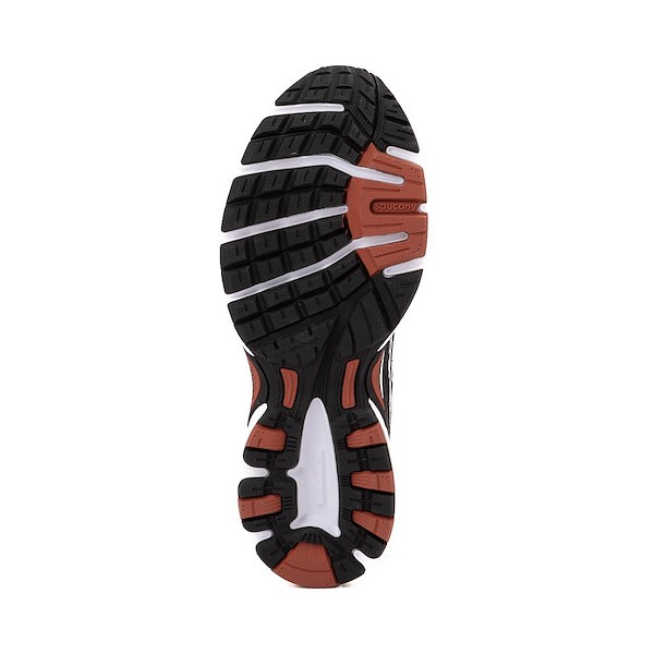 alternate view Saucony Ride Millennium Athletic Shoe - Grey / Black / RedALT3
