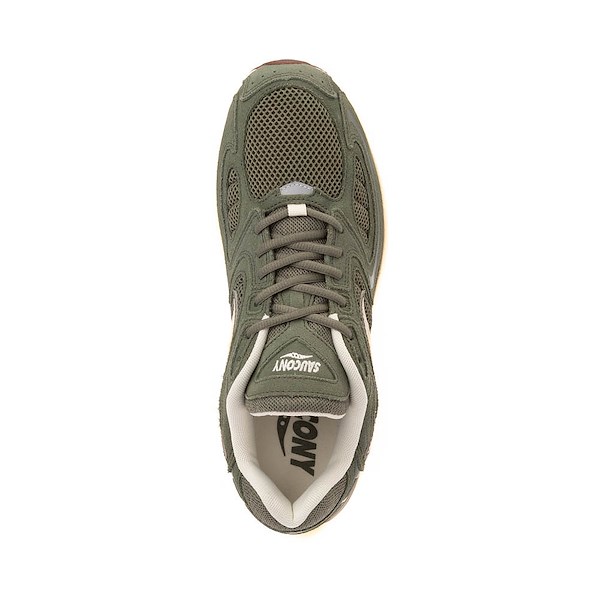 alternate view Saucony Grid Jazz 9 Athletic Shoe - Olive / Off WhiteALT2