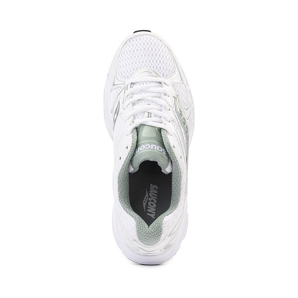 alternate view Womens Saucony Ride Millennium Athletic Shoe - White / SageALT2