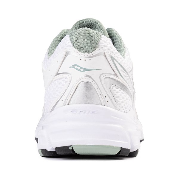 alternate view Womens Saucony Ride Millennium Athletic Shoe - White / SageALT4