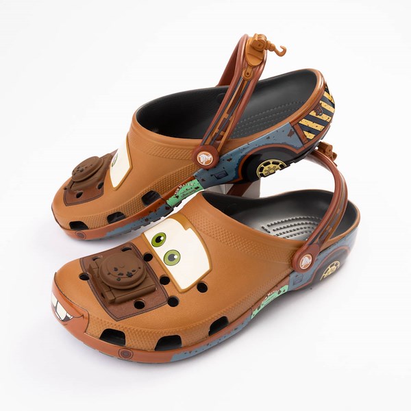 alternate view Disney and Pixar Cars Crocs Classic Mater Clog - Brown / MulticolorHERO
