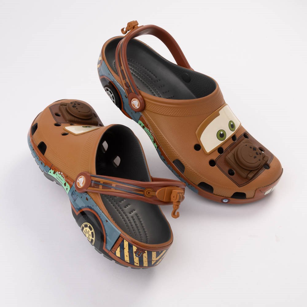 Disney and Pixar Cars Crocs Classic Mater Clog - Brown / Multicolor