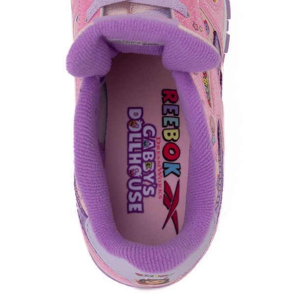 alternate view Reebok x Gabby's Dollhouse Classic Leather Step 'n' Flash 2.0 Athletic Shoe - Little Kid - PinkALT2B
