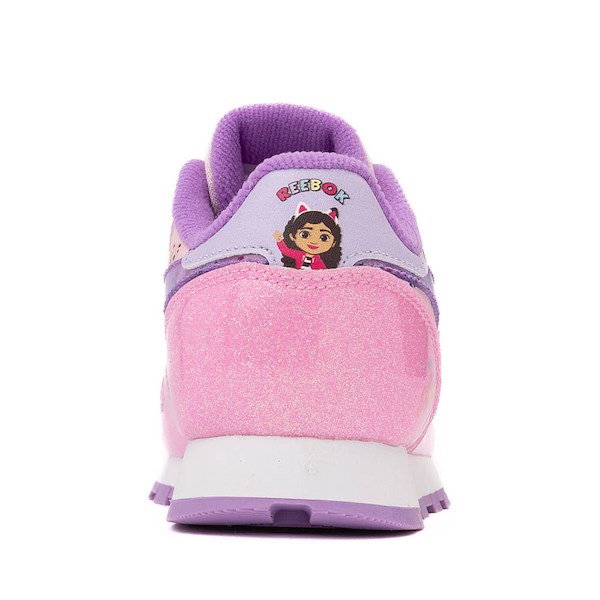 alternate view Reebok x Gabby's Dollhouse Classic Leather Step 'n' Flash 2.0 Athletic Shoe - Little Kid - PinkALT4