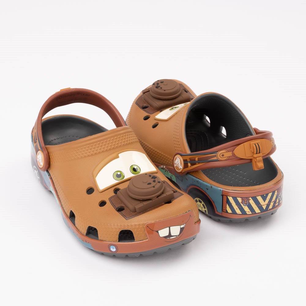 Disney and Pixar Cars Crocs Classic Mater Clog - Little Kid / Big Kid - Brown / Multicolor