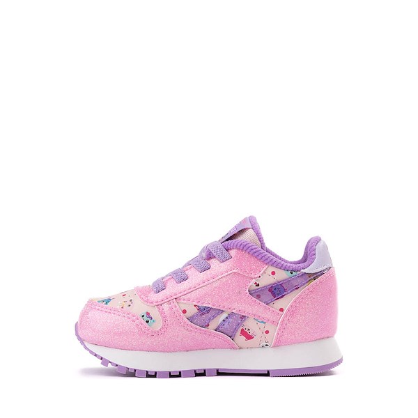 alternate view Reebok x Gabby's Dollhouse Classic Leather Step 'n' Flash Elastic Laces Athletic Shoe - Baby / Toddler - PinkALT1A