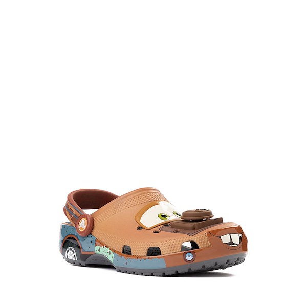 alternate view Disney and Pixar Cars Crocs Classic Mater Clog - Baby / Toddler - Brown / MulticolorALT5