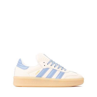 adidas Samba XLG Athletic Shoe - Big Kid - Wonder White / Ash Blue