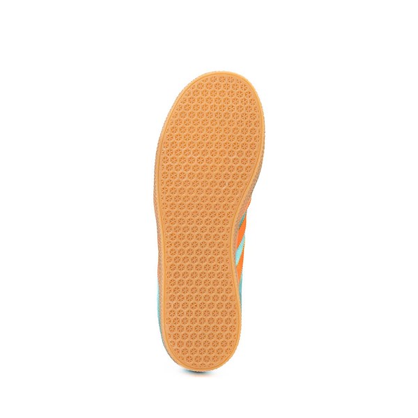 alternate view adidas Gazelle Athletic Shoe - Big Kid - Pure Teal / Impact OrangeALT3