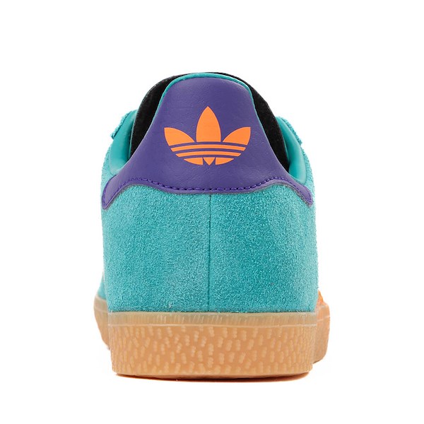 alternate view adidas Gazelle Athletic Shoe - Big Kid - Pure Teal / Impact OrangeALT4