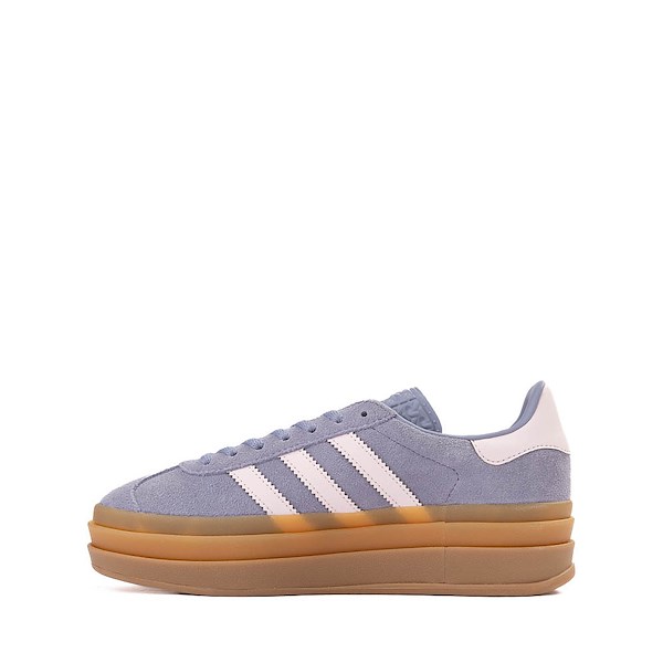 alternate view adidas Gazelle Bold Athletic Shoe - Big Kid - Silver Violet / PinkALT1
