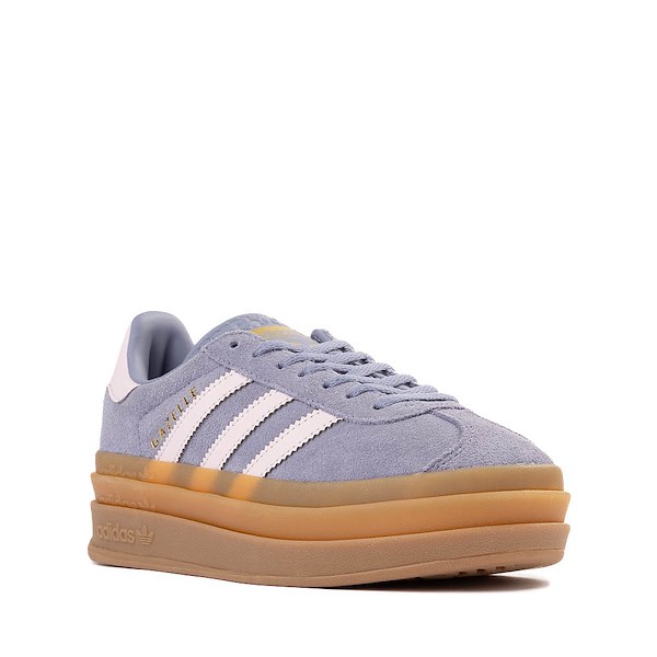 alternate view adidas Gazelle Bold Athletic Shoe - Big Kid - Silver Violet / PinkALT5