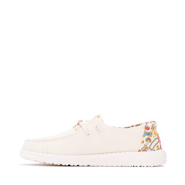 alternate view Womens HEYDUDE Wendy Charms Slip-On Casual Shoe - NaturalALT1