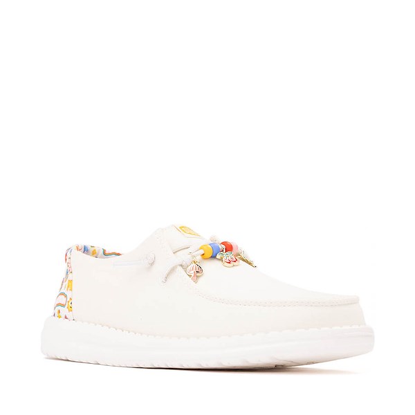 alternate view Womens HEYDUDE Wendy Charms Slip-On Casual Shoe - NaturalALT5