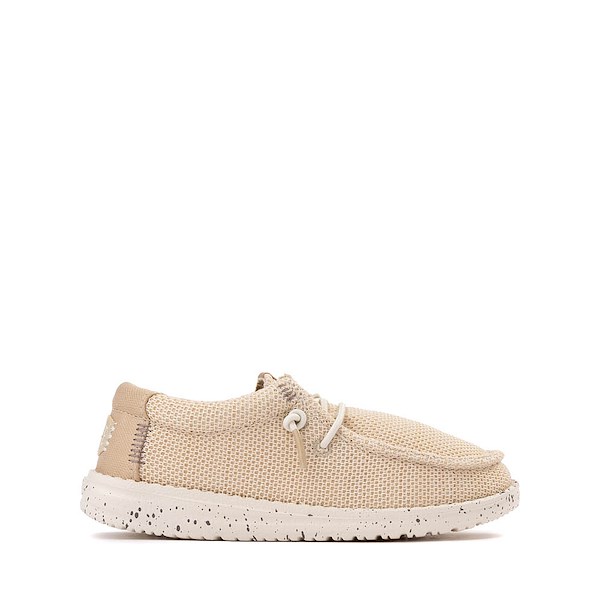 HEYDUDE Wally Stretch Sox Casual Shoe - Little Kid / Big Kid - Irish Cream