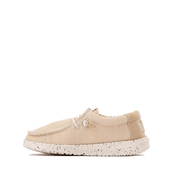 alternate view HEYDUDE Wally Stretch Sox Casual Shoe - Little Kid / Big Kid - Irish CreamALT1