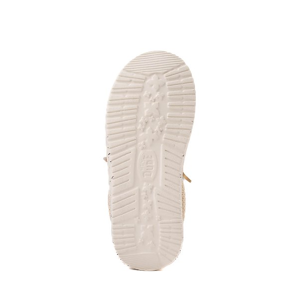 alternate view HEYDUDE Wally Stretch Sox Casual Shoe - Little Kid / Big Kid - Irish CreamALT3
