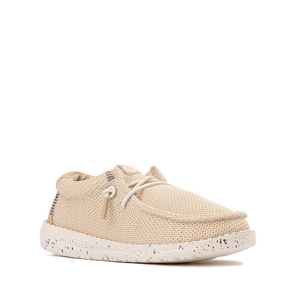 alternate view HEYDUDE Wally Stretch Sox Casual Shoe - Little Kid / Big Kid - Irish CreamALT5