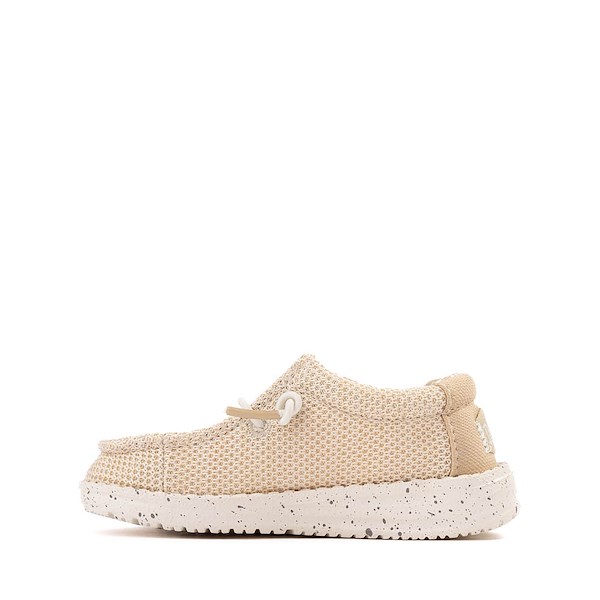 alternate view HEYDUDE Wally Stretch Sox Casual Shoe - Baby / Toddler - Irish CreamALT1
