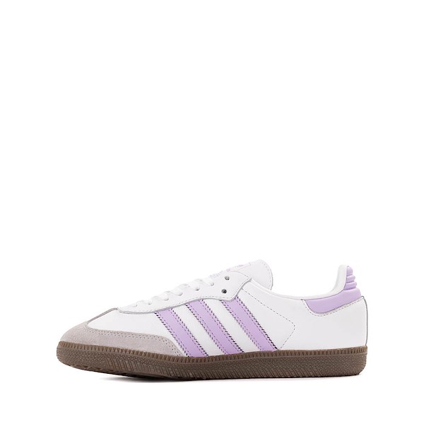 alternate view adidas Samba OG Athletic Shoe - Big Kid - Cloud White / Powder Plum / GumALT1