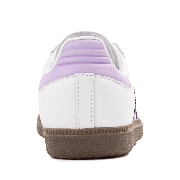 alternate view adidas Samba OG Athletic Shoe - Big Kid - Cloud White / Powder Plum / GumALT4