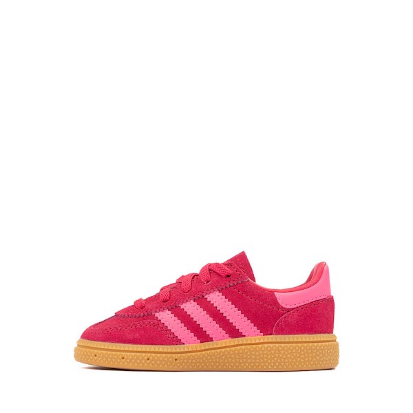 alternate view adidas Handball Spezial Comfort Closure Athletic Shoe - Baby / Toddler - Ruby Red / Lucid Pink / GumALT1