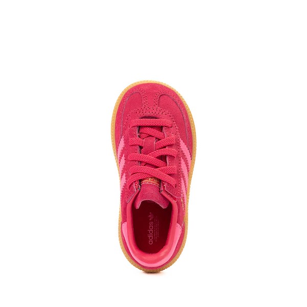 alternate view adidas Handball Spezial Comfort Closure Athletic Shoe - Baby / Toddler - Ruby Red / Lucid Pink / GumALT2