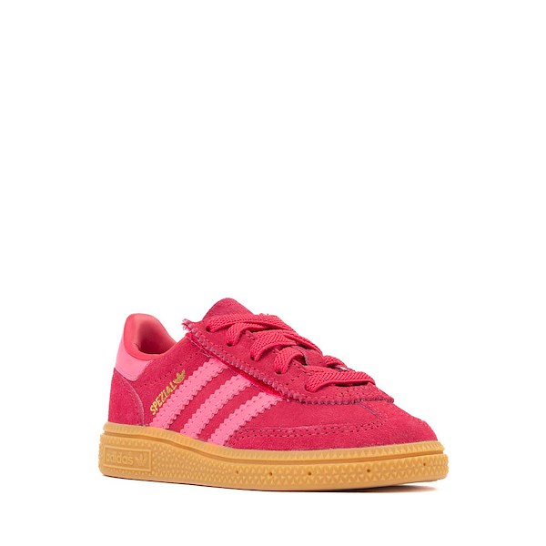 alternate view adidas Handball Spezial Comfort Closure Athletic Shoe - Baby / Toddler - Ruby Red / Lucid Pink / GumALT5