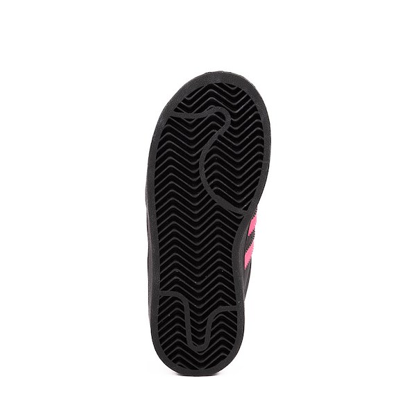 alternate view adidas Superstar II Athletic Shoe - Little Kid - Black / Lucid PinkALT3
