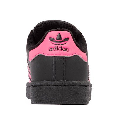 adidas Superstar II Athletic Shoe - Little Kid - Black / Lucid Pink |  Journeys