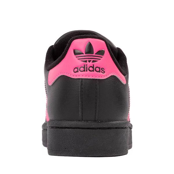 alternate view adidas Superstar II Athletic Shoe - Big Kid - Black / Lucid PinkALT4