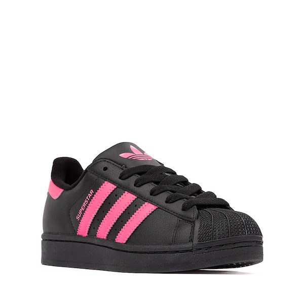 alternate view adidas Superstar II Athletic Shoe - Big Kid - Black / Lucid PinkALT5