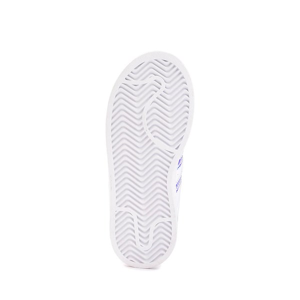 alternate view adidas Superstar II Athletic Shoe - Little Kid - White / Halo BlueALT3