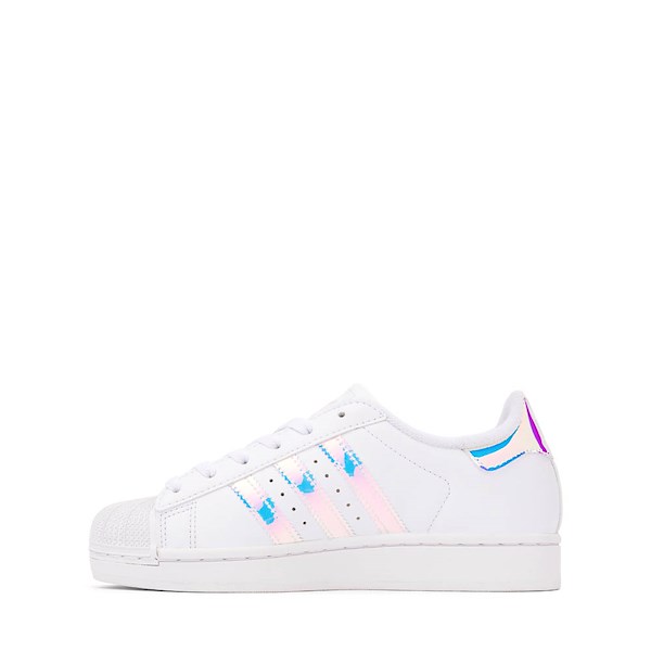 alternate view adidas Superstar II Athletic Shoe - Big Kid - White / Halo BlueALT1