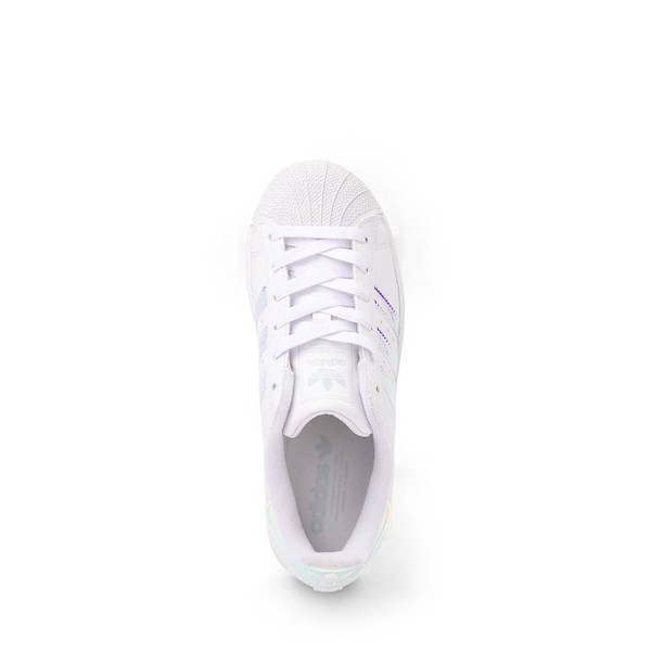 alternate view adidas Superstar II Athletic Shoe - Big Kid - White / Halo BlueALT2