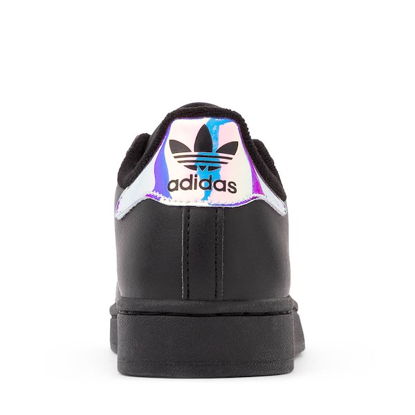 alternate view adidas Superstar II Athletic Shoe - Big Kid - Cloud Black / Halo BlueALT4