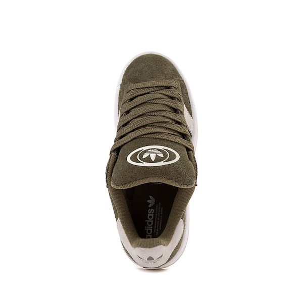 alternate view adidas Campus '00s Athletic Shoe - Big Kid - Dark Khaki / Off WhiteALT2