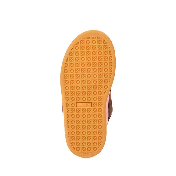 alternate view PUMA Suede XL Athletic Shoe - Little Kid / Big Kid - Brown / PeachALT3