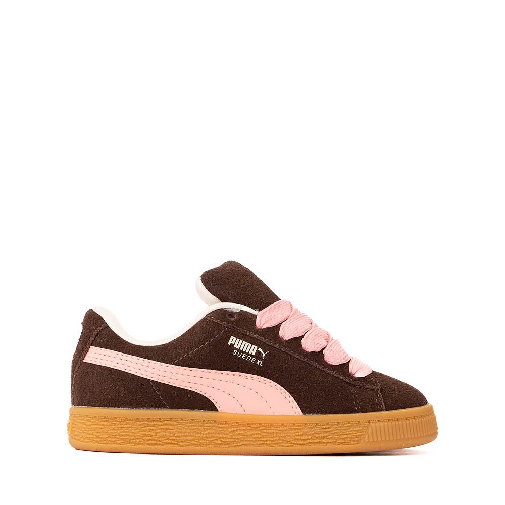 PUMA Suede XL Athletic Shoe - Little Kid / Big Kid - Brown / Peach