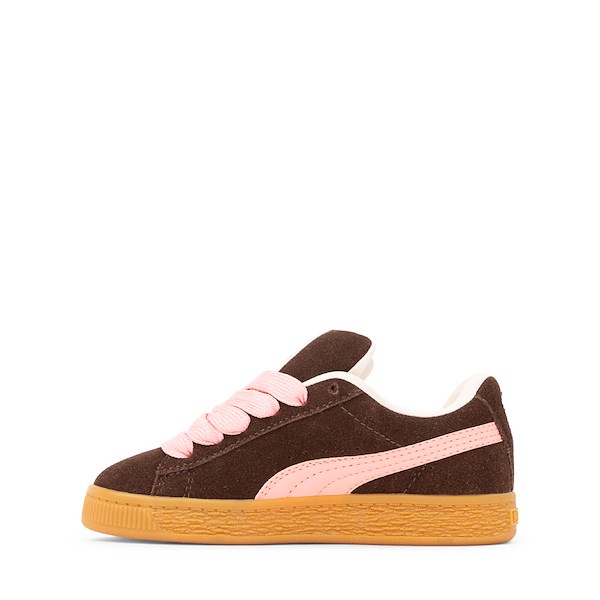 alternate view PUMA Suede XL Athletic Shoe - Big Kid - Brown / PeachALT1
