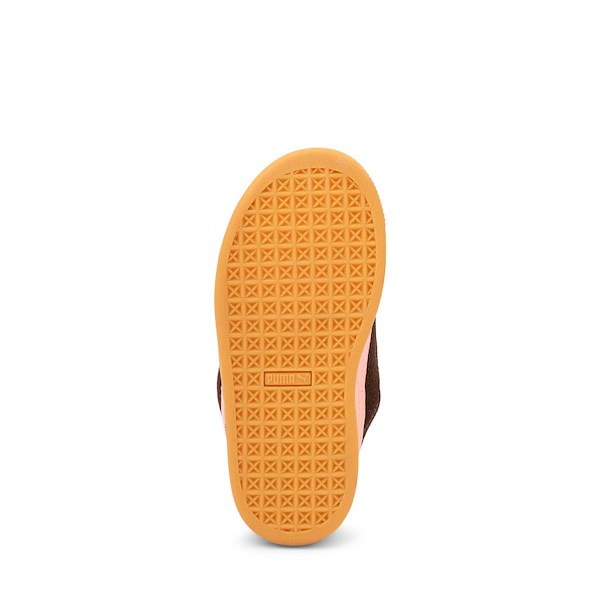 alternate view PUMA Suede XL Athletic Shoe - Big Kid - Brown / PeachALT3